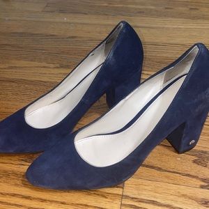 Cole Haan Navy Womens Pumps Hells Suede Size 7.5